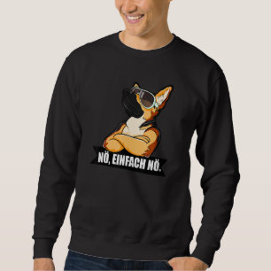 Sweatshirt Chien berger allemand Nope Nö Simply Nö Chiens