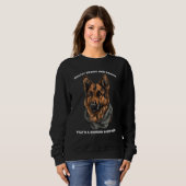 Sweatshirt Chien Berger Allemand pour les propriétaires de ch (Devant entier)