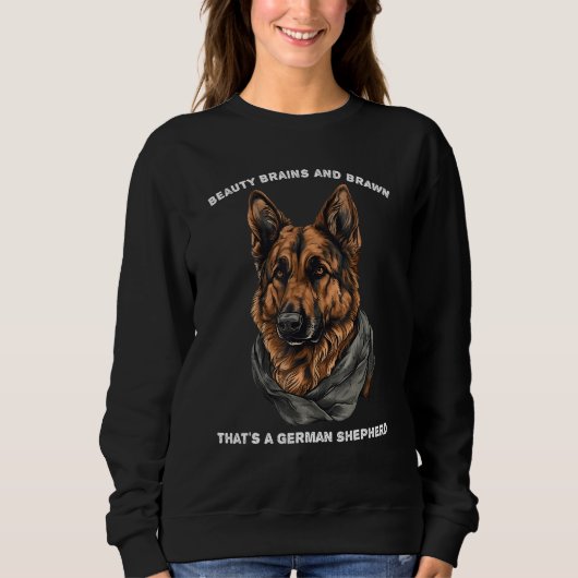Sweatshirt Chien Berger Allemand pour les propriétaires de ch (Devant)