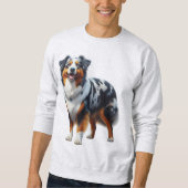 Sweatshirt Chien berger australien (Devant)