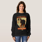 Sweatshirt Chien Bernedoodle Bernedoodle 2 (Devant entier)