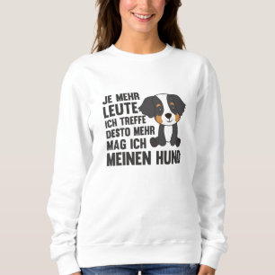 Sweatshirt Chien Bernese Mountain Dog n'aime pas les gens Chi