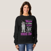 Sweatshirt Chien Border Collie pour propriétaire de Border Co (Devant entier)