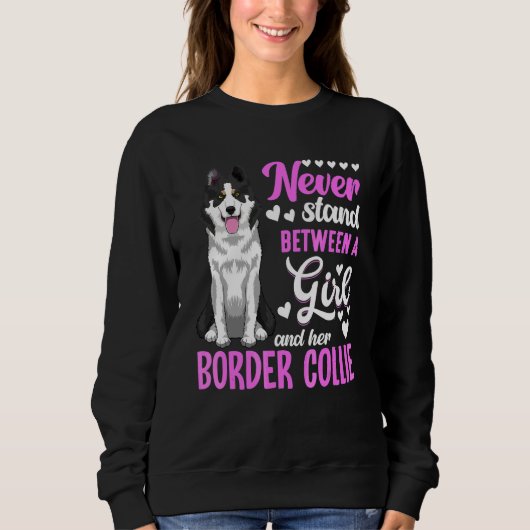 Sweatshirt Chien Border Collie pour propriétaire de Border Co (Devant)