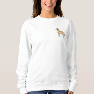 Sweatshirt Chien Canin Mignon Rétriver Doré Jaune Art