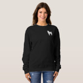 Sweatshirt Chien carlin (Devant entier)