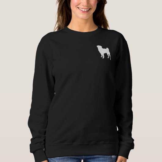 Sweatshirt Chien carlin (Devant)