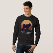 Sweatshirt Chien carlin Retro 8 (Devant entier)