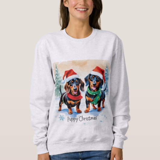 Sweatshirt Chien Chien Chien Chien Chien Chien Chien Chien Ch (Devant)
