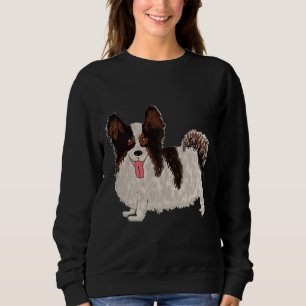 Sweatshirt Chien Chien Chien Chien Papillon Chien Maman Chien