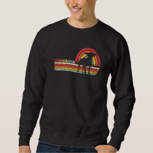 Sweatshirt Chien Chihuahua pour hommes enfants garçons rétro
