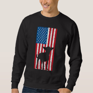 Sweatshirt Chien Chihuahua pour hommes garçons enfants Chiwaw
