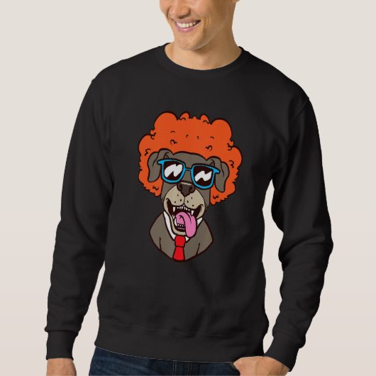 Sweatshirt Chien clown (Devant)