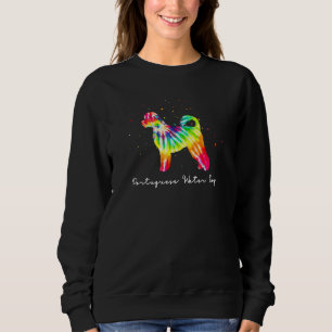 Sweatshirt Chien coloré Maman Portugais Eau Chien