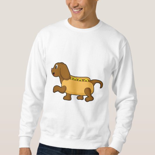 Sweatshirt Chien comme chien de garde (Devant)