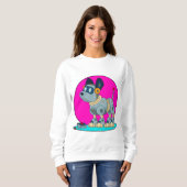 Sweatshirt Chien comme robot (Devant entier)