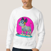 Sweatshirt Chien comme robot (Devant)