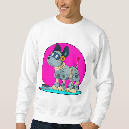 Sweatshirt Chien comme robot (Devant)