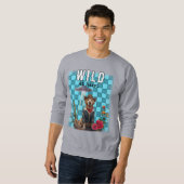 Sweatshirt chien-cowboy français (Devant entier)