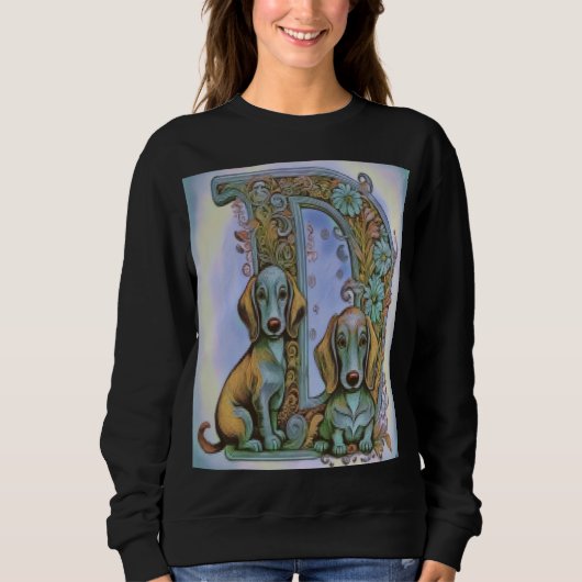 Sweatshirt Chien D, Alfabet (Devant)