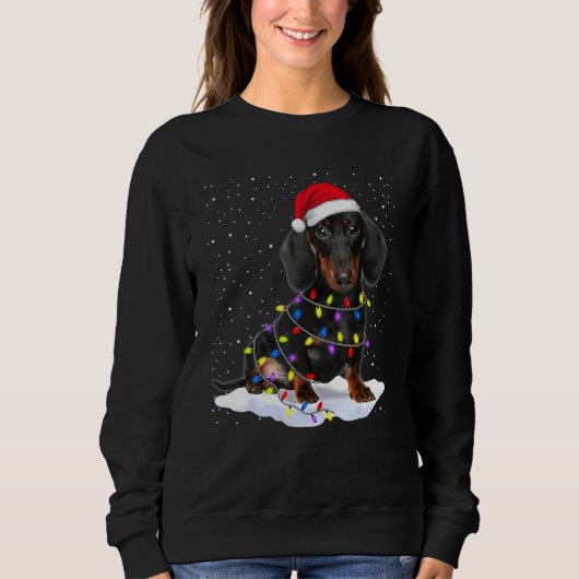 Sweatshirt Chien Dachshund 3 (Devant)