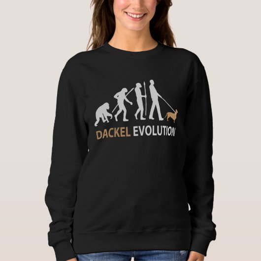 Sweatshirt Chien Dachshund Teckel Dachshund (Devant)