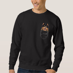 Sweatshirt Chien dans pochette Finlandais Lapphund Chien
