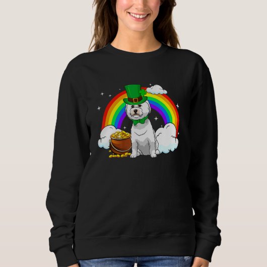 Sweatshirt Chien de Bichon Frise (Devant)