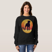 Sweatshirt Chien de Boston Terrier race (Devant entier)