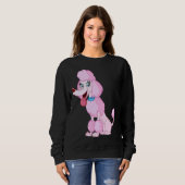 Sweatshirt Chien de caniche (Devant entier)