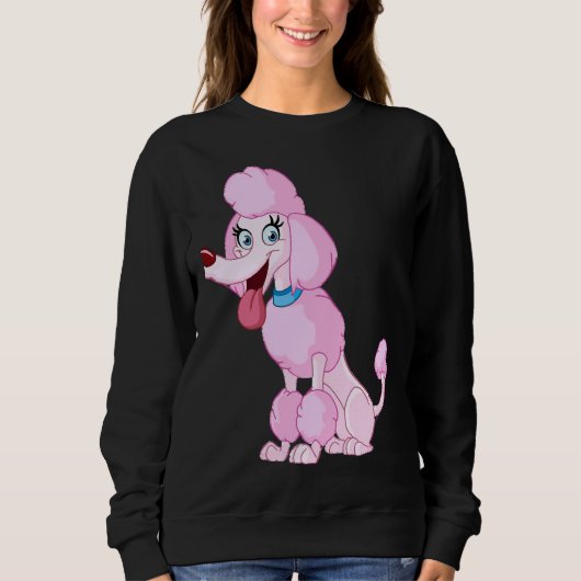 Sweatshirt Chien de caniche (Devant)