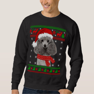 Sweatshirt Chien de caniche laide Sweater Noël Amoureux des c