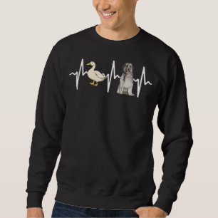 Sweatshirt Chien de Coeur de Berger Pyrénéen Blanc