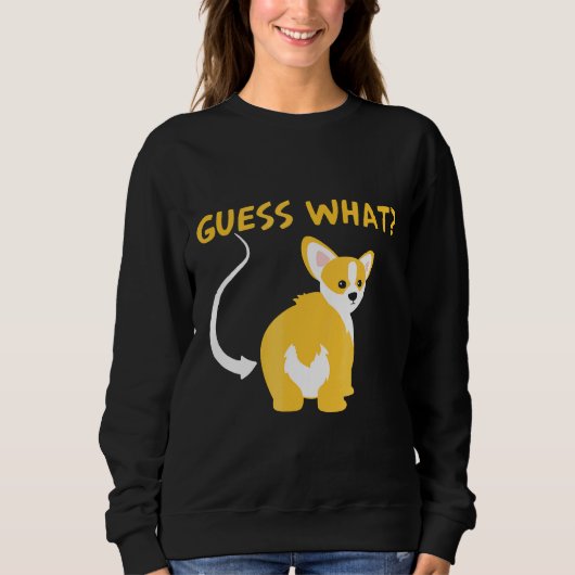Sweatshirt Chien de Corgi Butt (Devant)