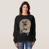 Sweatshirt Chien de Corgi T (Devant entier)