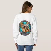 Sweatshirt Chien de dessin animé mignon (Dos entier)