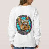 Sweatshirt Chien de dessin animé mignon (Dos)