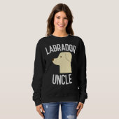 Sweatshirt Chien de l'oncle Labrador (Devant entier)
