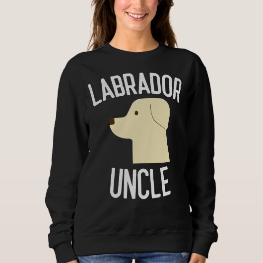 Sweatshirt Chien de l'oncle Labrador (Devant)