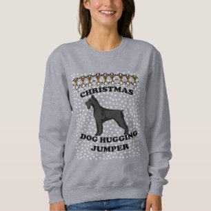 Sweatshirt Chien de Noël du chien Schnauzer géant