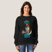 Sweatshirt Chien de surf australien cool (Devant entier)