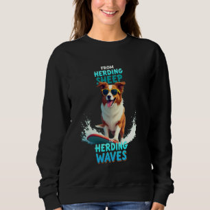 Sweatshirt Chien de surf australien cool