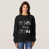 Sweatshirt Chien de taule cool S (Devant entier)