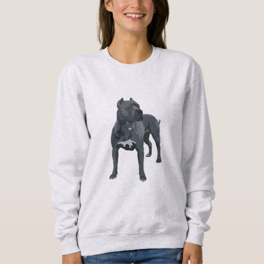 Sweatshirt Chien de taureau (Devant)