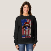 Sweatshirt Chien de taureau américain (Devant entier)