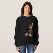 Sweatshirt Chien de taureau français 1 (Devant entier)