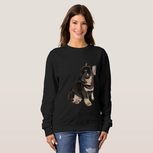 Sweatshirt Chien de taureau français 1 (Devant entier)