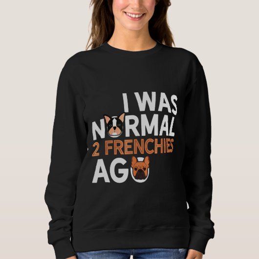 Sweatshirt Chien de taureau français multiple (Devant)
