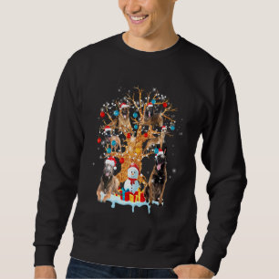 Sweatshirt Chien d'ornement de Noël Malinois belge Xma