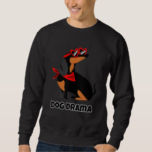 Sweatshirt Chien Drama Ultra Soft Graphic Princess Dramatic Q